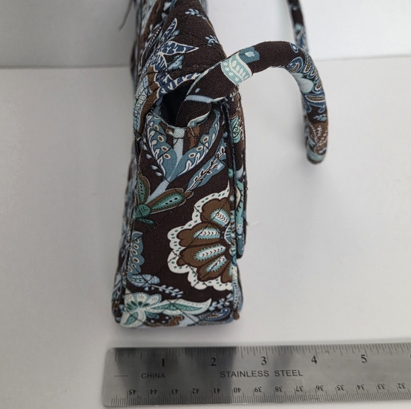 Vera Bradley Knot Just A Clutch Totally Turq Shoulder Bag - Picture 10 of 10